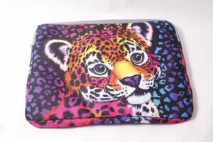 Lisa Frank Leopard Laptop Bag 16x12" Bright Colors Accessory ~ 260730-WH 511